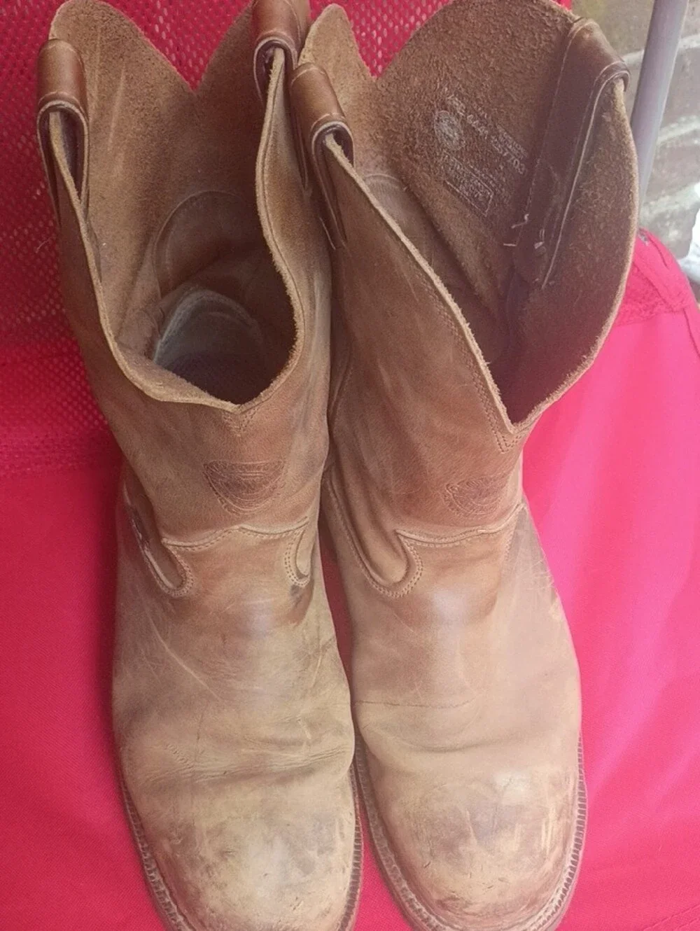Justin's Steel toe Work boots Size 11EE